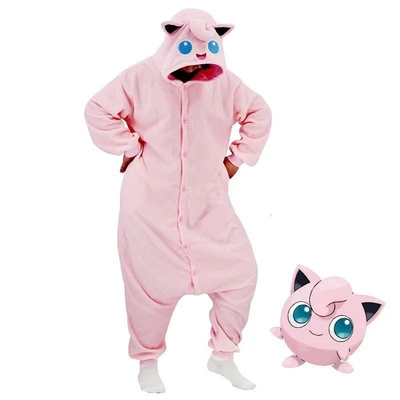 kopen Unisex flannel romper dier een stuk pyjama met motorkap en knop online manufacture