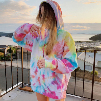 kopen Op maat gemaakt, gebreide, gedrukte oversize hoodie. online manufacture