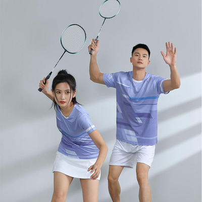 kopen Sportpak Badmintontrainingspak voor vrouwen en mannen T-shirts online manufacture