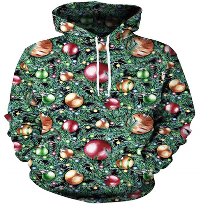 kopen Grafisch afdrukken trekstreng Vintage drop schouder hoodies thermische lange mouw pullover online manufacture