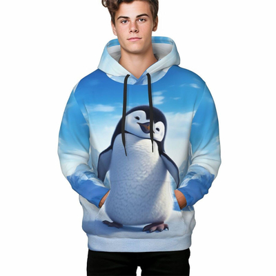 kopen Unisex 3D gedrukt hoededed sweatshirt Casual pullover hoodie met grote zakken online manufacture