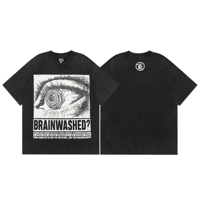 kopen Mensen T-Shirt Unisex Cotton Oversized T-Shirt Korte mouw Vintage Street Casual T-Shirt Tops online manufacture