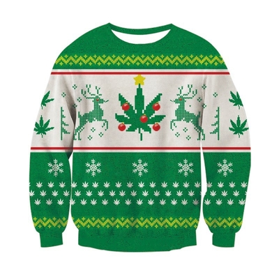 kopen Digitale 3D-drukker voor mannen Kerst lange mouwen mannen vrouwen ronde nek sweatshirt online manufacture