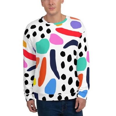 Persoonlijke Sublimatie Crewneck Sweatshirt Ademhalend