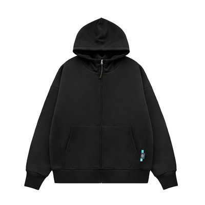 Unisex Custom 350gm Sublimatie Blank Hoodies Puff Printing Zip Up Hoodie