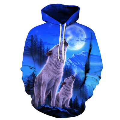 100% Polyester Sublimatie Hoodies Sweatshirt Aanpasbaar Anti Wrinkle