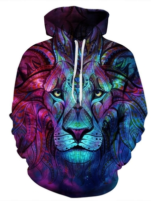 Multicolore sublimatieprinter hoodie