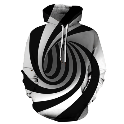 Overgewicht dikke sublimatie print Hoodie Custom 3d polyeste blank voor mannen