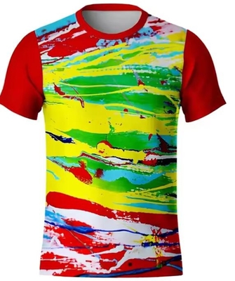 Custom Logo O-Neck Sublimatie Gedrukt T-shirts