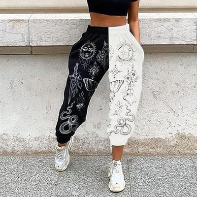 Sublimatie overal in Print Sweatpants
