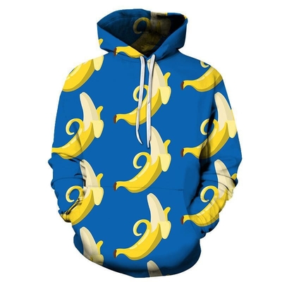 Volledig aangepast 3D-sublimatie-print hoodie anime cosplay kostuum